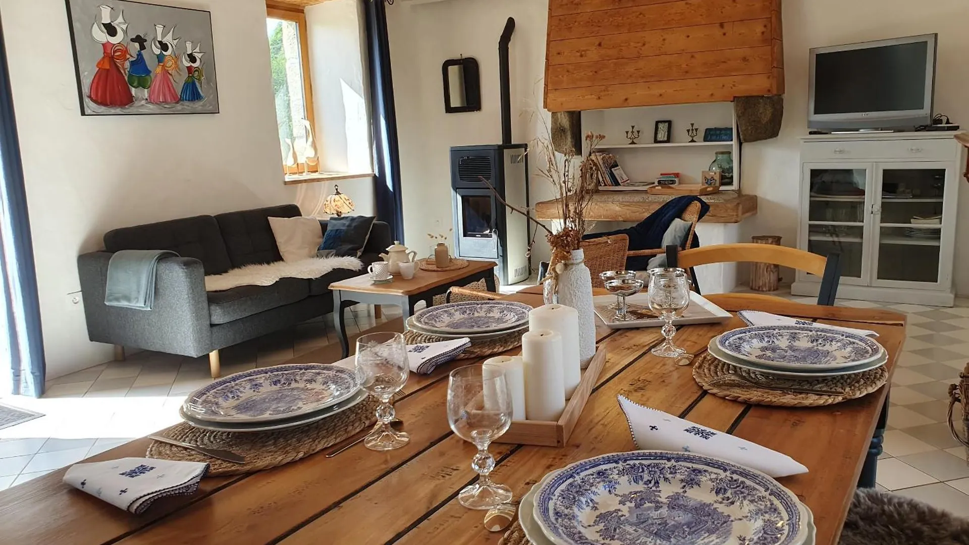 Jolie Maison En Pierre Avec Grand Jardin Pour 6 Guissény Dom wakacyjny