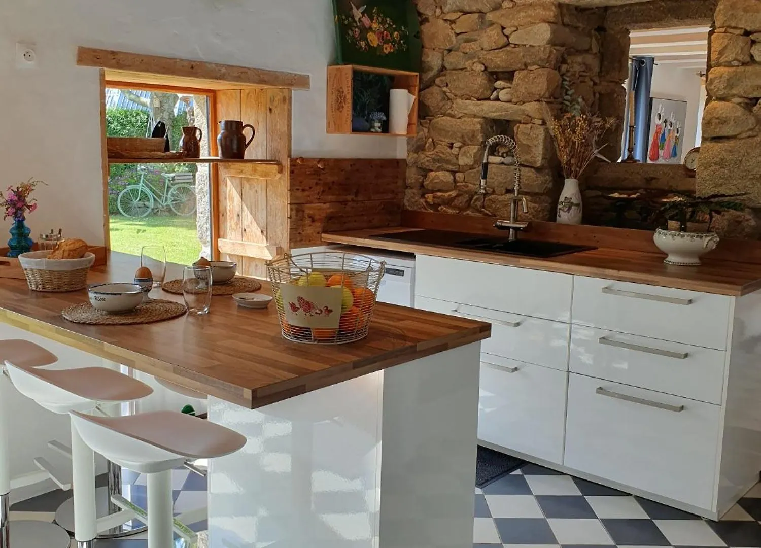 Jolie Maison En Pierre Avec Grand Jardin Pour 6 Guissény Dom wakacyjny